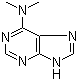 structure of CAS# 938-55-6, 6-Dimethylaminopurine;N,N-Dimethyl-9H-purin-6-amine