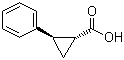 structure of CAS# 939-90-2, trans-2-Phenylcyclopropane-1-carboxylic acid;trans-2-Phenyl-1-cyclopropanecarboxylic acid