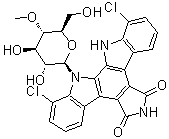 structure of CAS# 93908-02-2, Rebeccamycin;(+)-Rebeccamycin; NSC 359079