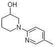 structure of CAS# 939986-71-7, 1-(5-Methyl-2-pyridinyl)-3-piperidinol