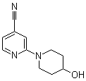 2-(4-羟基-1-哌啶基)-4-氰基吡啶分子结构 (CAS 939986-84-2)