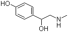 structure of CAS# 94-07-5, Synephrine;1-(4-Hydroxyphenyl)-2-(methylamino)ethanol; 4-Hydroxy-alpha-(methylaminomethyl)benzyl alcohol; Oxedrine
