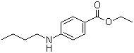structure of CAS# 94-32-6, Ethyl 4-(butylamino)benzoate;Ethyl p-butylaminobenzoate