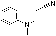 结构式 CAS# 94-34-8, N-甲基-N-氰乙基苯胺