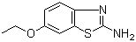 2-Amino-6-ethoxybenzothiazole molecular structure (CAS 94-45-1)
