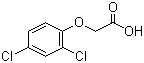 2,4-Dichlorophenoxyacetic acid molecular structure (CAS 94-75-7)