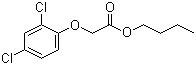 structure of CAS# 94-80-4, Butyl 2,4-dichlorophenoxyacetate;2,4-Dichlorophenoxyacetic acid butyl ester; 2,4-D butyl ester
