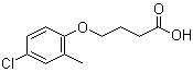 结构式 CAS# 94-81-5, 2-甲基-4-氯苯氧基丁酸