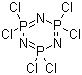 structure of CAS# 940-71-6, Phosphonitrilic chloride trimer;1,3,5-Triaza-2,4,6-triphosphorin-2,2,4,4,6,6-hexachloride; Hexachlorocyclotriphosphazene; Hexachlorotriphosphazene