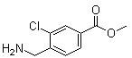 结构式 CAS# 940062-11-3, 4-(氨基甲基)-3-氯苯甲酸甲酯