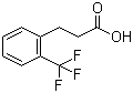 结构式 CAS# 94022-99-8, 3-[2-(三氟甲基)苯基]丙酸