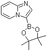 structure of CAS# 942070-78-2, Imidazo[1,2-a]pyridine-3-boronic acid pinacol ester;3-(4,4,5,5-Tetramethyl-1,3,2-dioxaborolan-2-yl)imidazo[1,2-a]pyridine