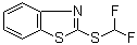 2-[(Difluoromethyl)thio]benzothiazole molecular structure (CAS 943-08-8)