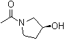 structure of CAS# 943587-40-4, (S)-1-Acetyl-3-pyrrolidinol;1-[(3S)-3-Hydroxy-1-pyrrolidinyl]ethanone