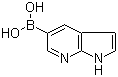 结构式 CAS# 944059-24-9, (1H-吡咯并[2,3-b]吡啶-5-基)硼酸