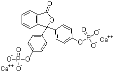 结构式 CAS# 94465-66-4, 酚酞二磷酸钙
