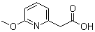 structure of CAS# 944896-97-3, 6-Methoxy-2-pyridineacetic acid