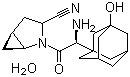 structure of CAS# 945667-22-1, Saxagliptin hydrate;(1S,3S,5S)-2-[(2S)-2-Amino-2-(3-hydroxytricyclo[3.3.1.1(3,7)]dec-1-yl)acetyl]-2-azabicyclo[3.1.0]hexane-3-carbonitrile hydrate