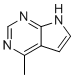 structure of CAS# 945950-37-8, 4-Methyl-7H-pyrrolo[2,3-d]pyrimidine