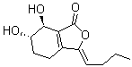 structure of CAS# 94596-28-8, Senkyunolide I;(3Z,6R,7R)-rel-3-Butylidene-4,5,6,7-tetrahydro-6,7-dihydroxy-1(3H)-isobenzofuranone