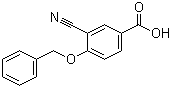 structure of CAS# 946007-61-0, 4-Benzyloxy-3-cyanobenzoic acid