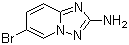 structure of CAS# 947248-68-2, 6-Bromo-[1,2,4]triazolo[1,5-a]pyridin-2-amine;(6-Bromo-[1,2,4]triazolo[1,5-a]pyridin-2-yl)amine