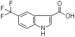 structure of CAS# 948579-72-4, 5-(Trifluoromethyl)-1H-indole-3-carboxylic acid