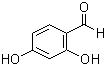 structure of CAS# 95-01-2, 2,4-Dihydroxybenzaldehyde;beta-Resorcylaldehyde