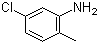 结构式 CAS# 95-79-4, 5-氯邻甲苯胺