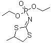 structure of CAS# 950-10-7, Mephosfolan;2-(Diethoxyphosphinylimino)-4-methyl-1,3-dithiolane; AC 47470; CL 47470; Cytrolane; EI 47470
