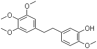 structure of CAS# 95041-90-0, 2-Methoxy-5-[2-(3,4,5-trimethoxyphenyl)ethyl]phenol