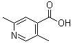 结构式 CAS# 951030-57-2, 2,5-二甲基-4-吡啶羧酸