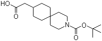 结构式 CAS# 952480-32-9, 3-[叔丁氧羰基]-3-氮杂螺[5.5]十一烷-9-乙酸