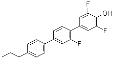 结构式 CAS# 953049-31-5, 2',3,5-三氟-4''-丙基-[1,1':4',1''-三联苯]-4-醇