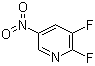 结构式 CAS# 954219-68-2, 2,3-二氟-5-硝基吡啶