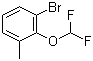 结构式 CAS# 954236-08-9, 1-溴-2-(二氟甲氧基)-3-甲基苯