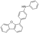 结构式 CAS# 955959-87-2, 4-(二苯并[b,d]呋喃-4-基)-N-苯基苯胺