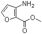 结构式 CAS# 956034-04-1, 3-氨基呋喃-2-甲酸甲酯