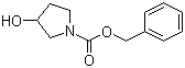 结构式 CAS# 95656-88-5, N-苄氧羰基-3-羟基吡咯烷