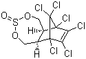 结构式 CAS# 959-98-8, alpha-硫丹; alpha-安杀番; 内-1,4,5,6,7,7-六氯-5-降冰片烯-2,3-二甲醇环亚硫酸酯