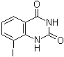 结构式 CAS# 959236-79-4, 8-碘-2,4(1H,3H)-喹唑啉二酮
