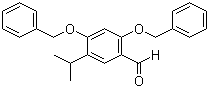 structure of CAS# 959466-51-4, 2,4-Bis(benzyloxy)-5-isopropylbenzaldehyde