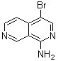 structure of CAS# 959558-28-2, 4-Bromo-2,7-naphthyridin-1-amine