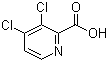 structure of CAS# 959578-03-1, 3,4-Dichloro-2-pyridinecarboxylic acid;3,4-Dichloropicolinic acid