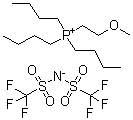 structure of CAS# 959698-44-3, Tributyl(2-methoxyethyl)phosphonium bis(trifluoromethanesulfonyl)imide