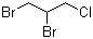 structure of CAS# 96-12-8, 1,2-Dibromo-3-chloropropane ;1-Chloro-2,3-dibromopropane; 3-Chloro-1,2-dibromopropane