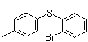 结构式 CAS# 960203-41-2, 1-[(2-溴苯基)硫基]-2,4-二甲基苯