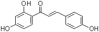 结构式 CAS# 961-29-5, 异甘草素; (E)-1-(2,4-二羟基苯基)-3-(4-羟基苯基)-2-丙烯-1-酮