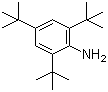 structure of CAS# 961-38-6, 2,4,6-Tri-tert-butylaniline;2,4,6-Tri-tert-butylphenylamine