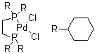 structure of CAS# 96165-44-5, Dichloro[1,2-bis(dicyclohexylphosphino)ethane]palladium;[1,2-Bis(dicyclohexylphosphino)ethane]dichloropalladium